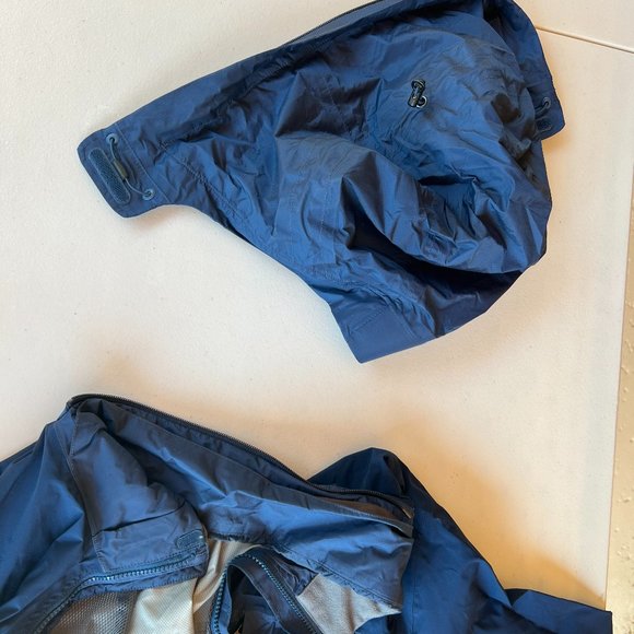 Marmot Rain Jacket with Hoodie Blue Men's Size Large - Picture 7 of 13